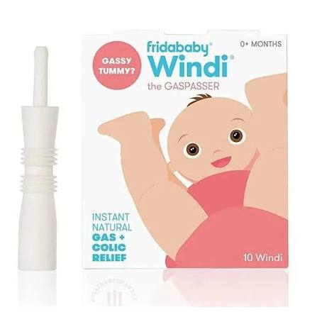 Supositorio Windi Gas And Colic Reliever com 10 Unidades Frida Baby