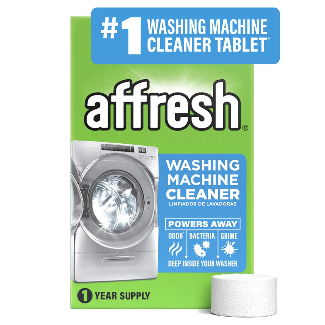 Affresh Limpador de Lava Roupas 6 Tablets