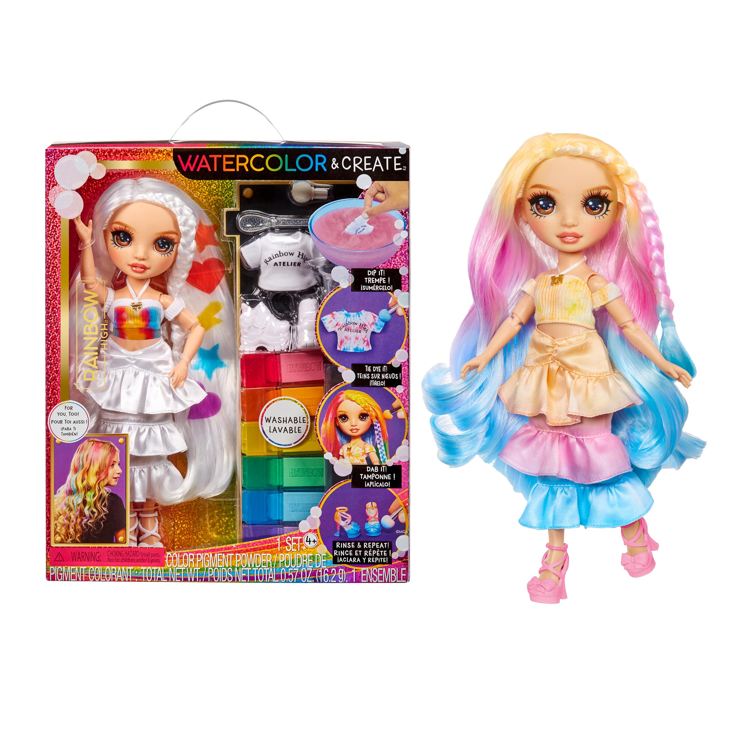 Boneca Rainbow High Color e Create