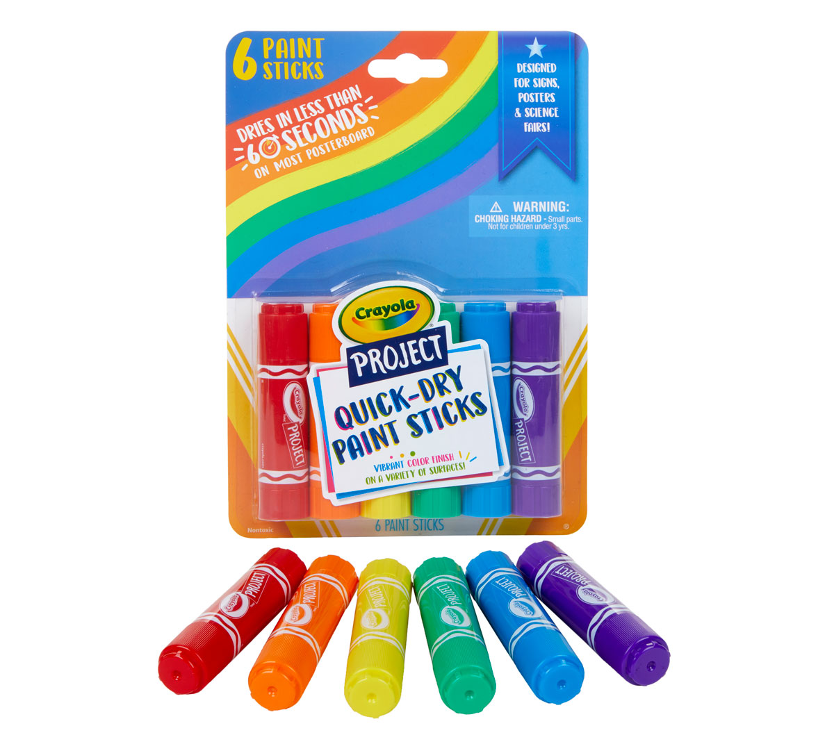 6 Paint Sticks Project Crayola