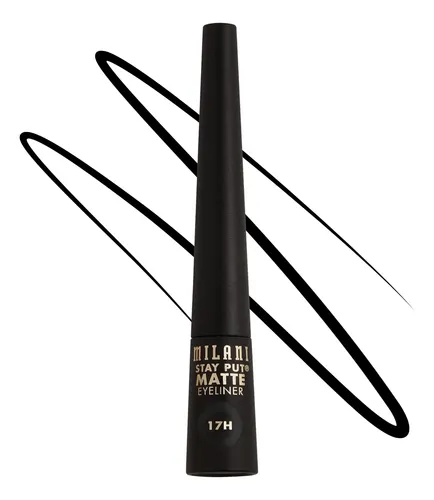 Liquid Eyeliner Matte Preto Prova D Agua Milani