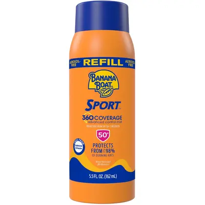Refil Protetor Solar Spray Banana Boat Sport 360 Coverage 50+