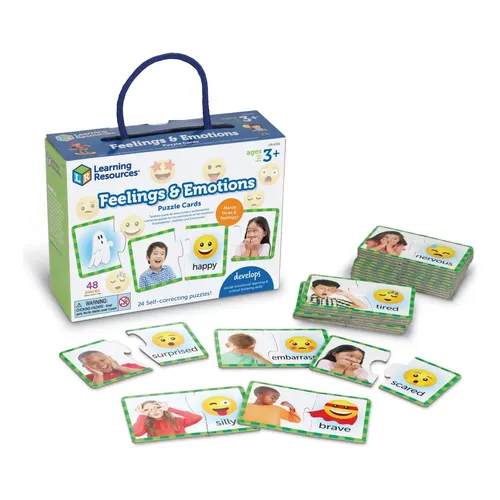 Learning Resources Emotions Puzzle Cards
