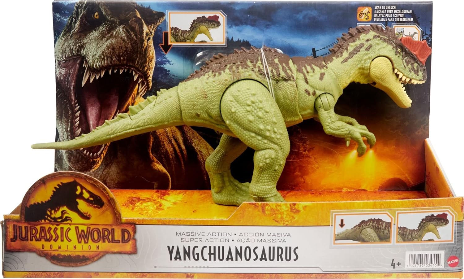 Mattel Jurássic World Yangchuanosaurus