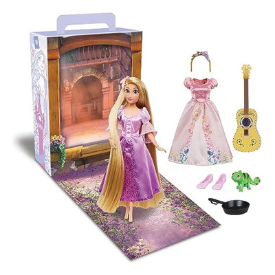 Boneca Rapunzel e Acessorios Na Caixa