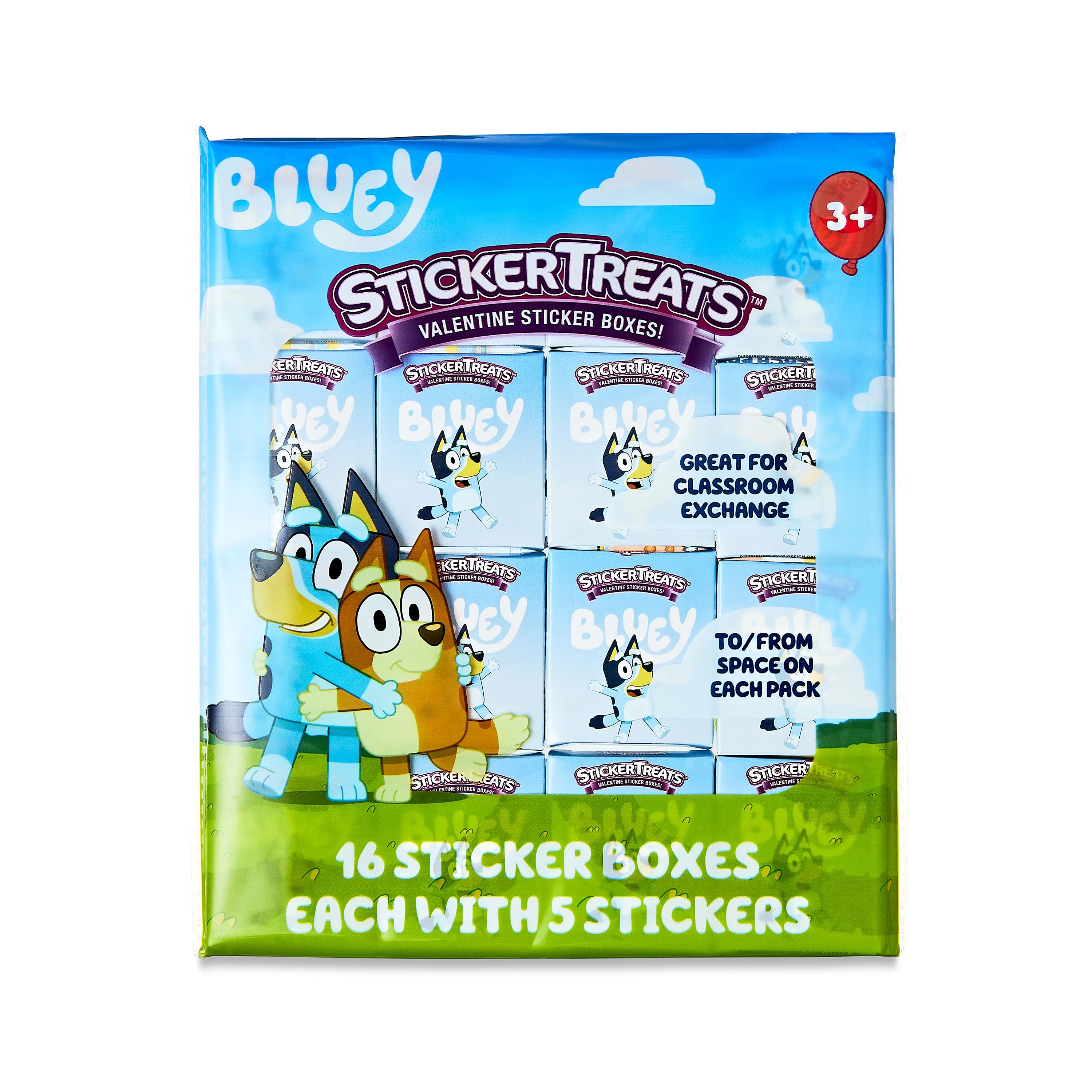 Box de Adesivos Bluey