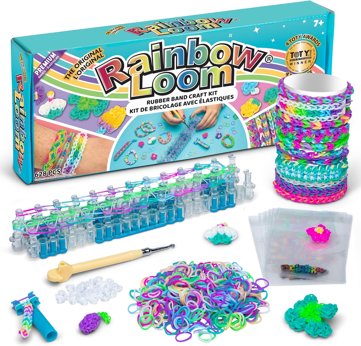 Kit Pulseiras Rainbow 628 Pcs