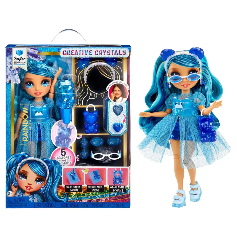 Boneca Rainbow Creative Crystals Skyler