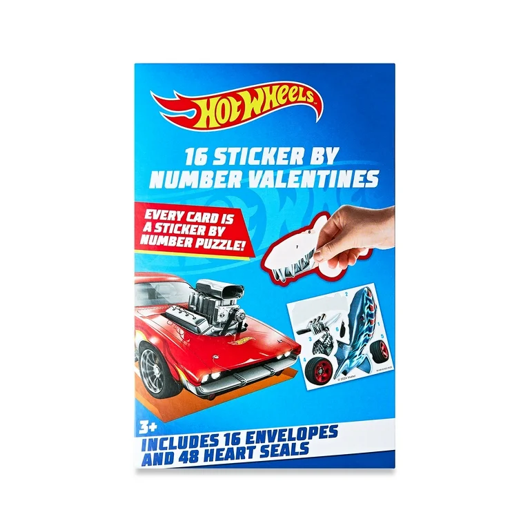Box de Adesivos Hotwheels