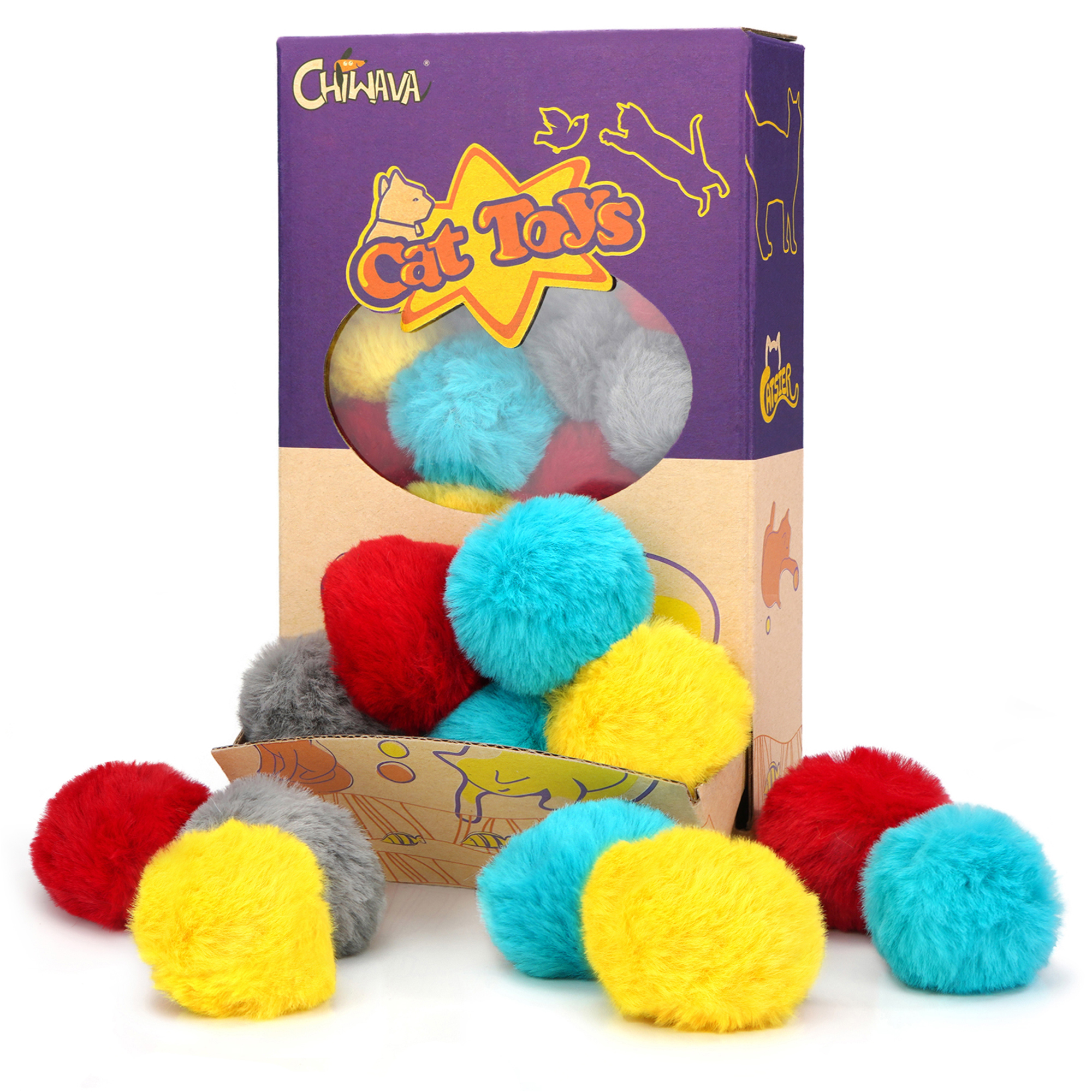 Bolinhas Pelucia para Gato