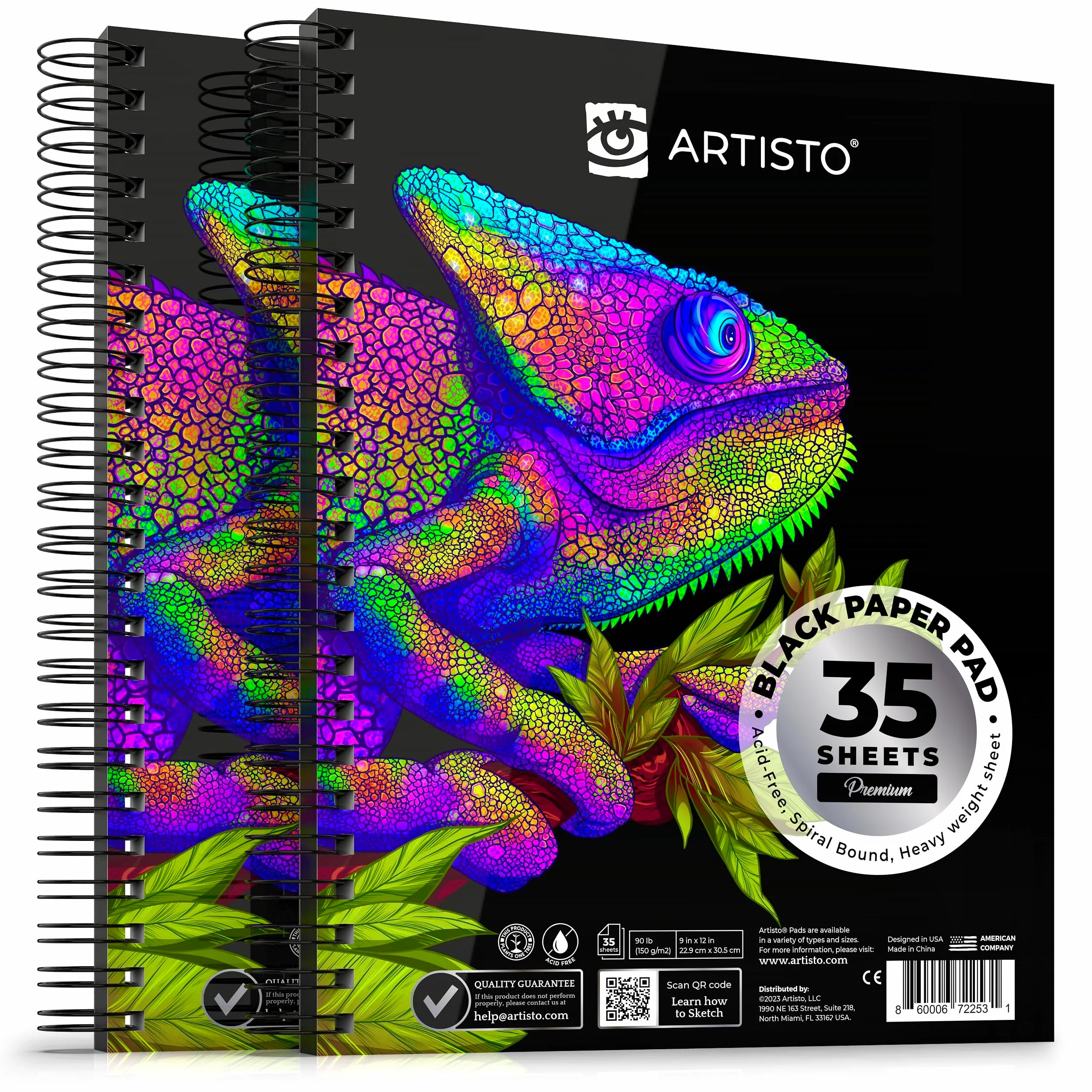 Black Paper Pad Artisto Unidade
