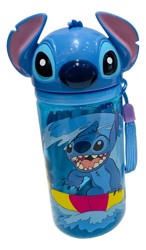 Garrafa de Água Plástico Disney Stitch