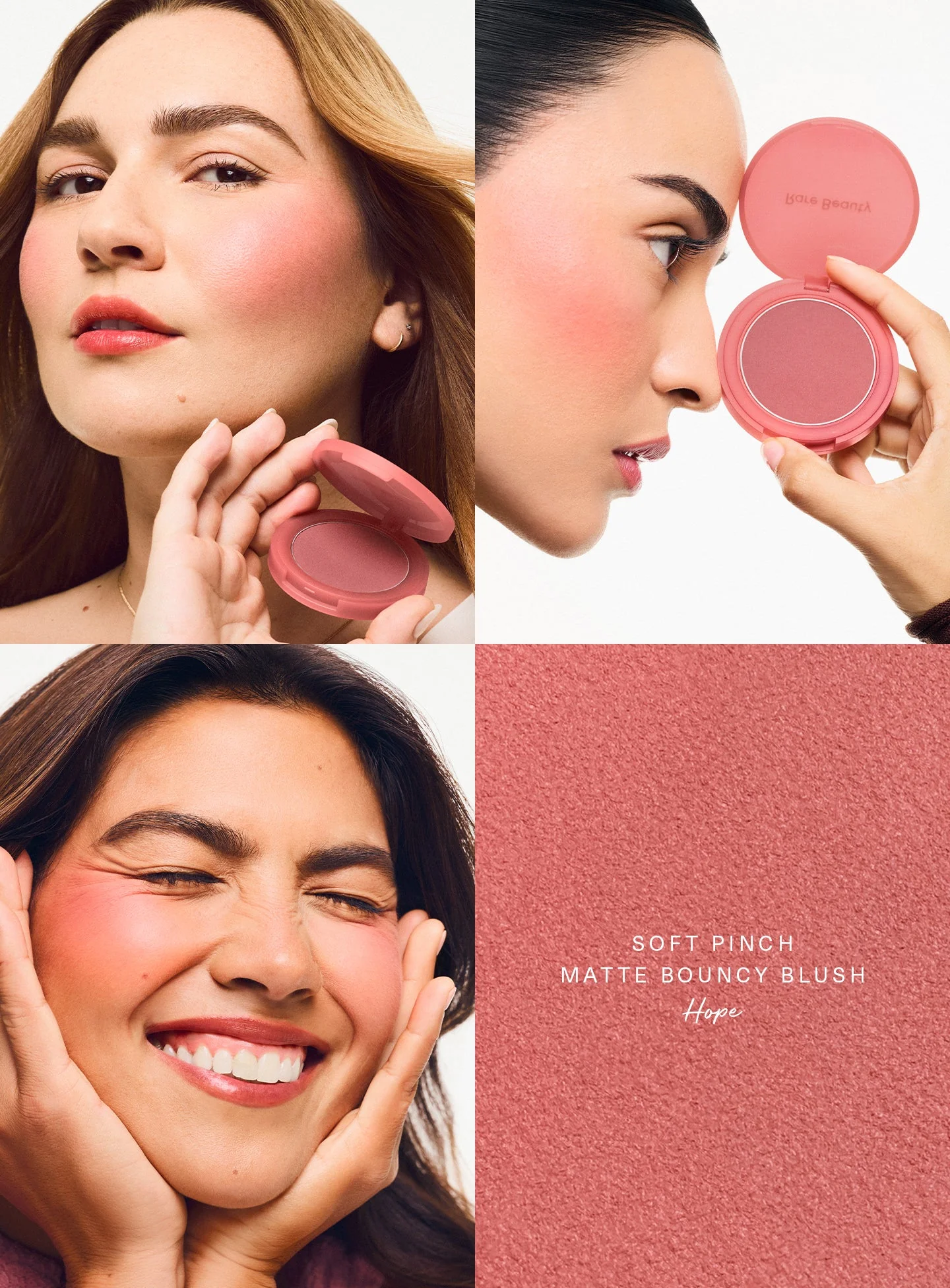 Blush Compacto Matte Rare Beauty Hope