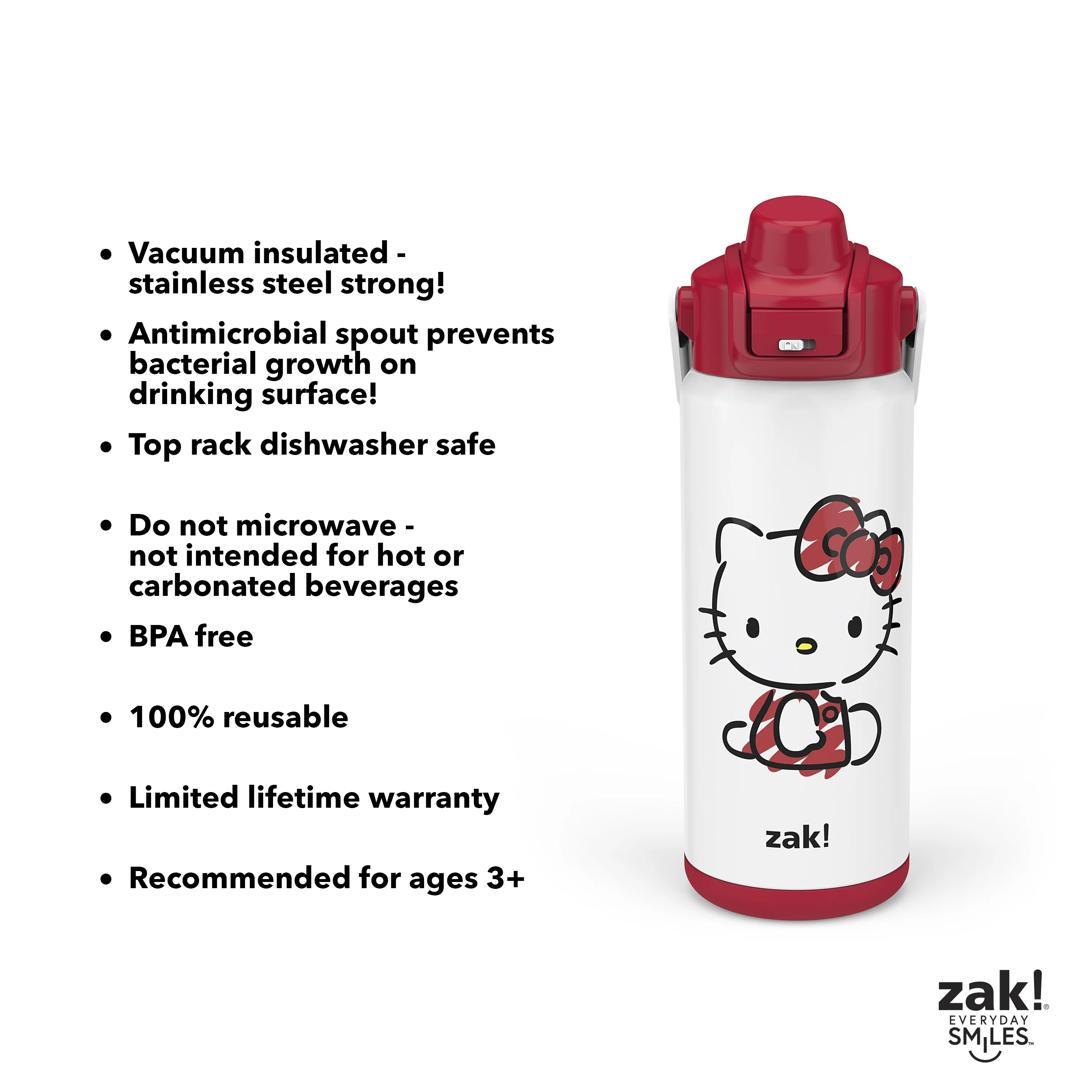 Copo Térmico Zak Hello Kitty 20oz