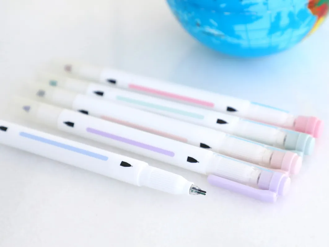 Double Line Highlighter Pens 5 Unid Ale Hop