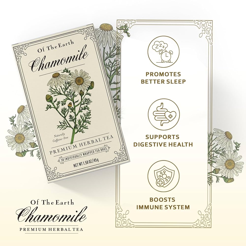 Chamomile Premium Herbal Tea 30 Bags