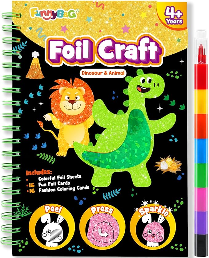 Foil Craft Animals Funny B&g