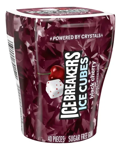 Ice Cubes Icebreakers Black Cherry 40 Pcs