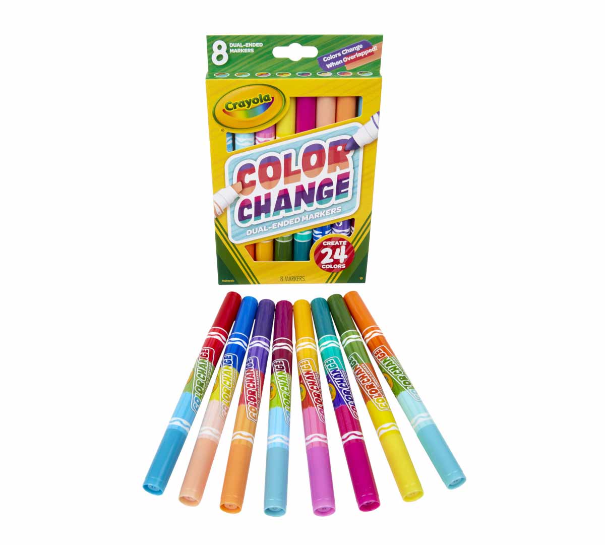 8 Dual Ended Markers Color Change Crayola