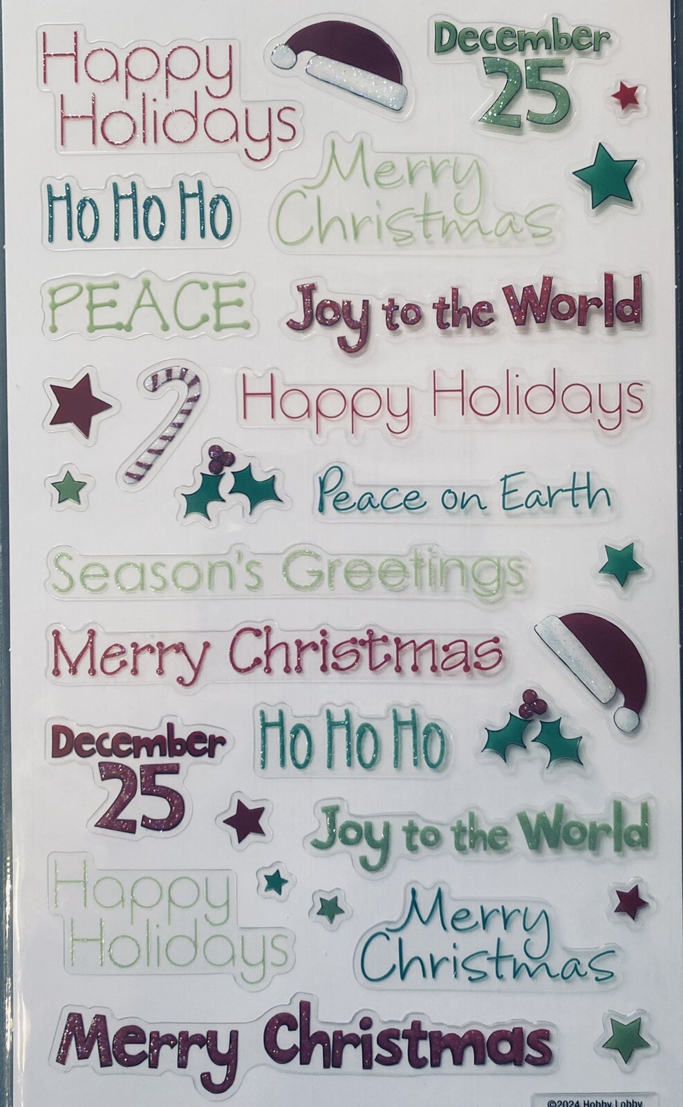 Christmas Paper Crafts 62pcs