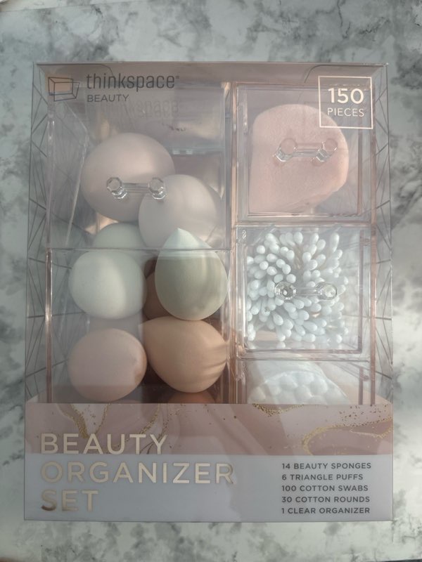 Beauty Organizer Set 150 Pieces Thinkspace