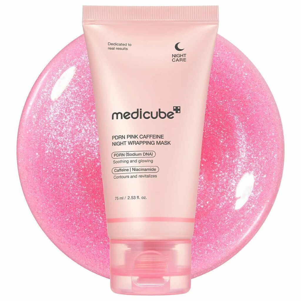 PDRN Pink Caffeine Night Wrapping Mask Medicube 75ml