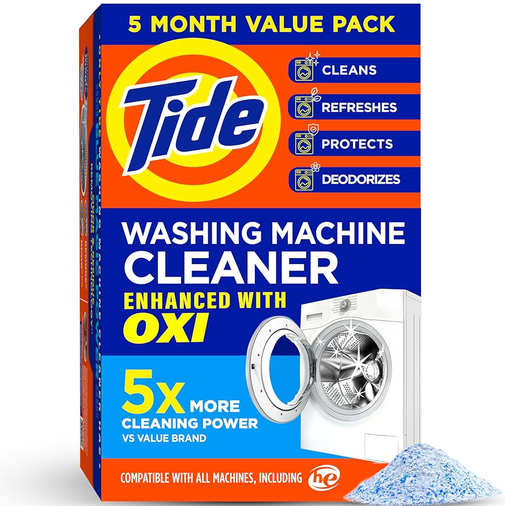 Washing Machine Cleaner + Ultra Oxi Tide 5 Saches