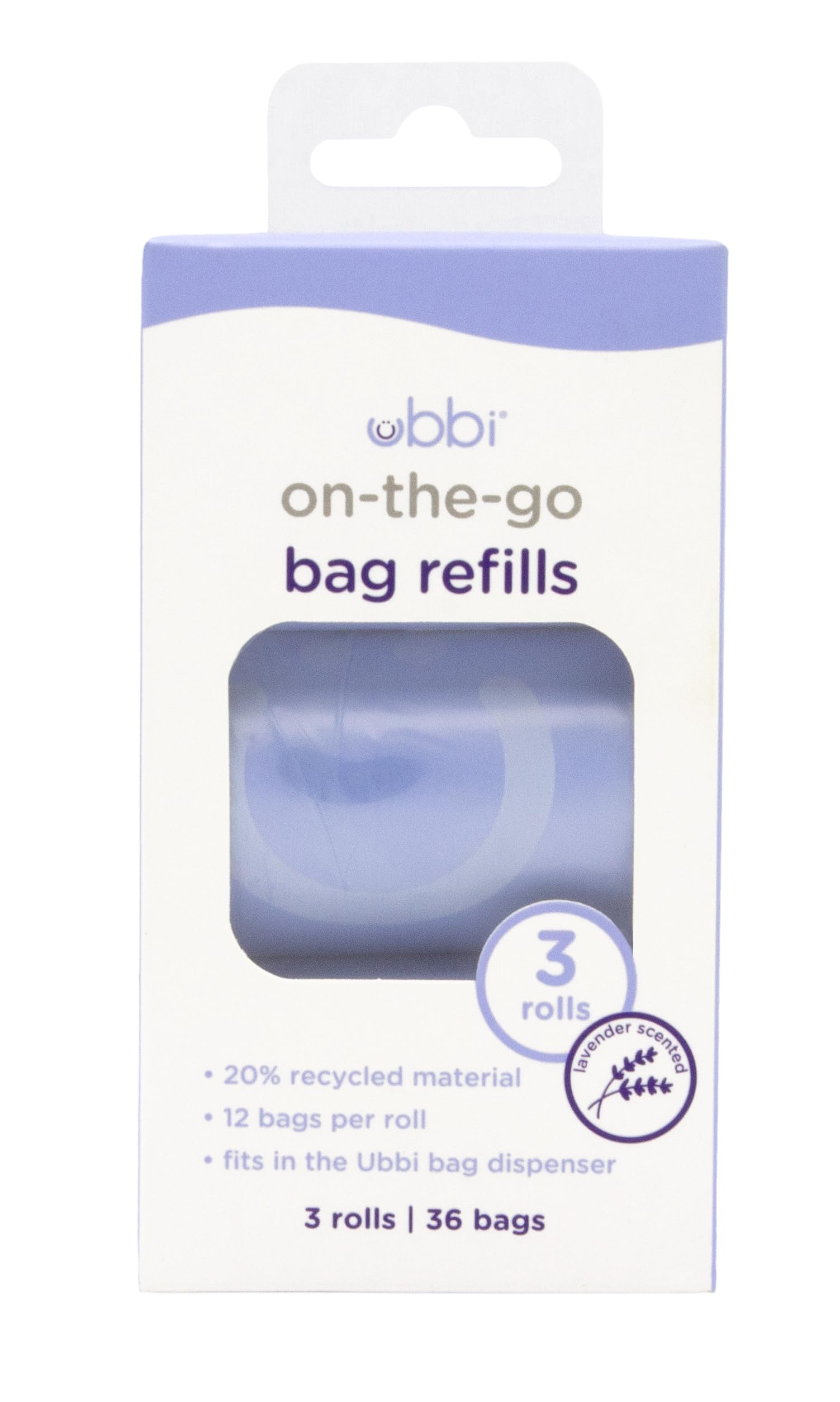 Bag Refills 3 Rolos 36 Bags Ubbi