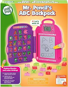 Mr Pencils Abc Backpack Rosa Leap Frog
