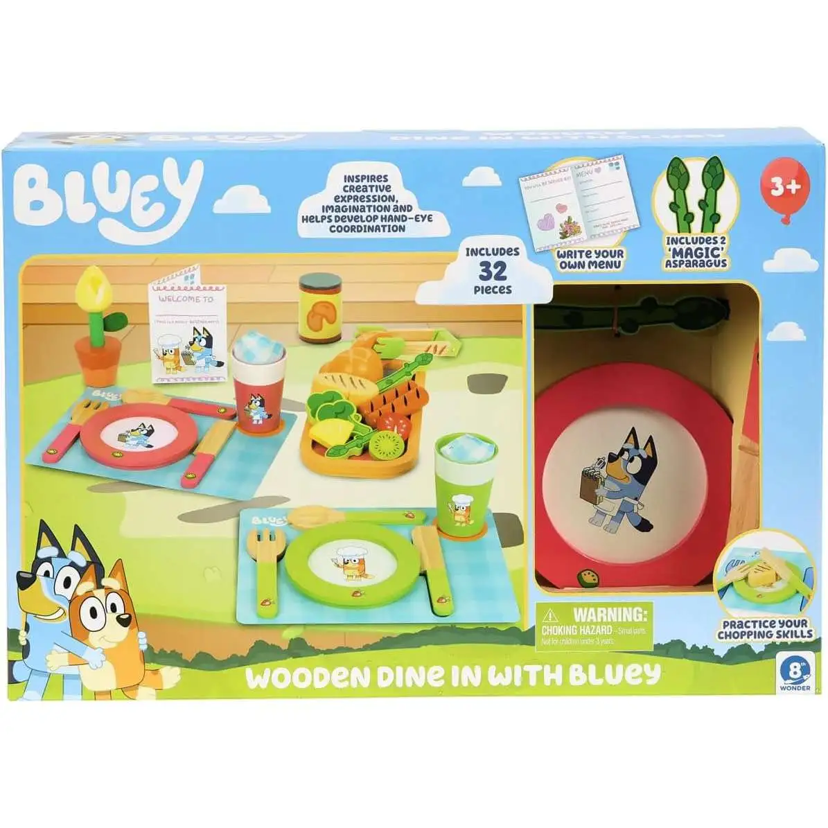 Wooden Dine In With Bluey