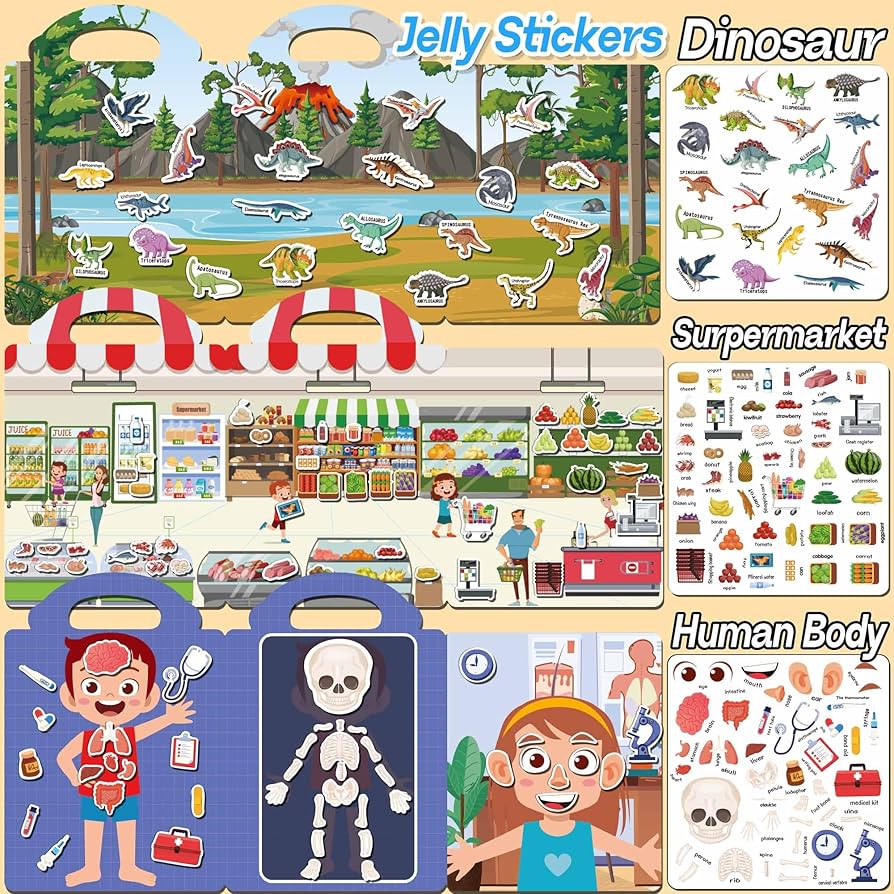 Reusable Sticker Book Igetooy Mercado
