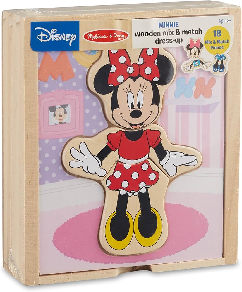 Wooden Mix Dress Up Minnie Melissa e Doug