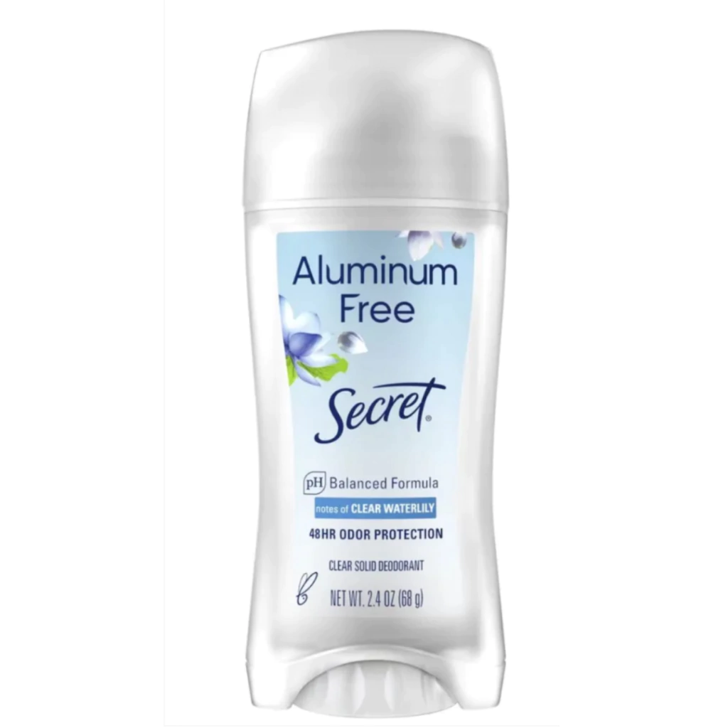 Desodorante Secret Aluminium Free Clear On Skin 68g