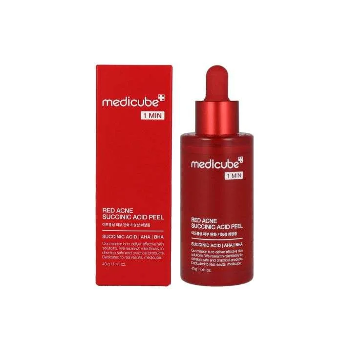 Red Acne Succinic Acid Peel 1min Medicube 40g