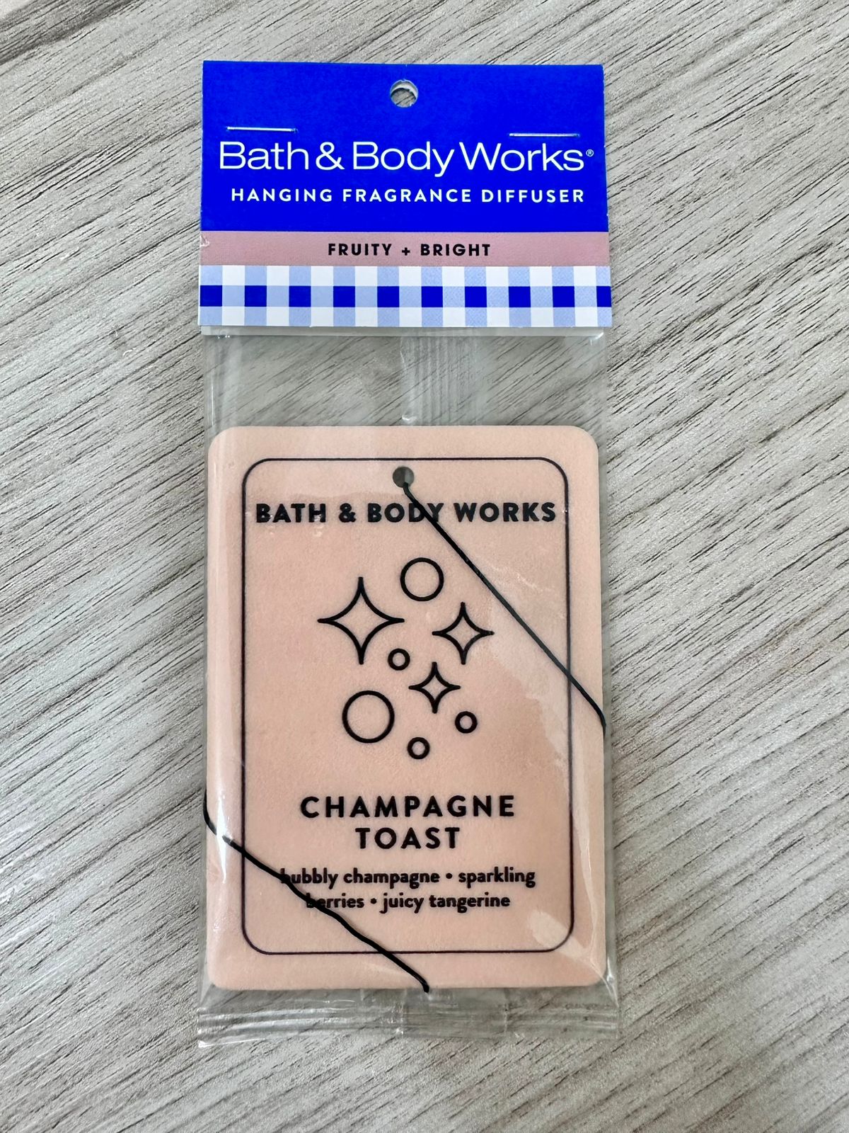 Car Fragrance Champagne Toast