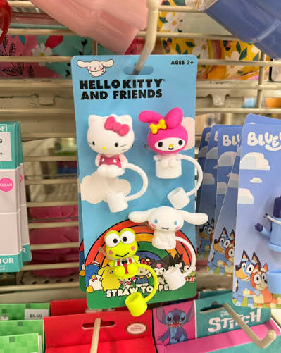 Straw Toppers Hello Kitty