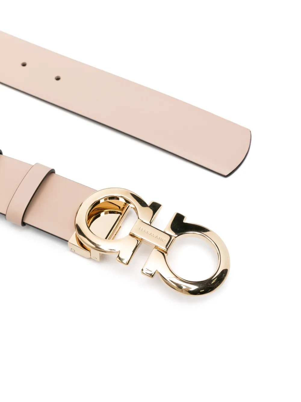 Cinto Feminino Ferragamo Bege