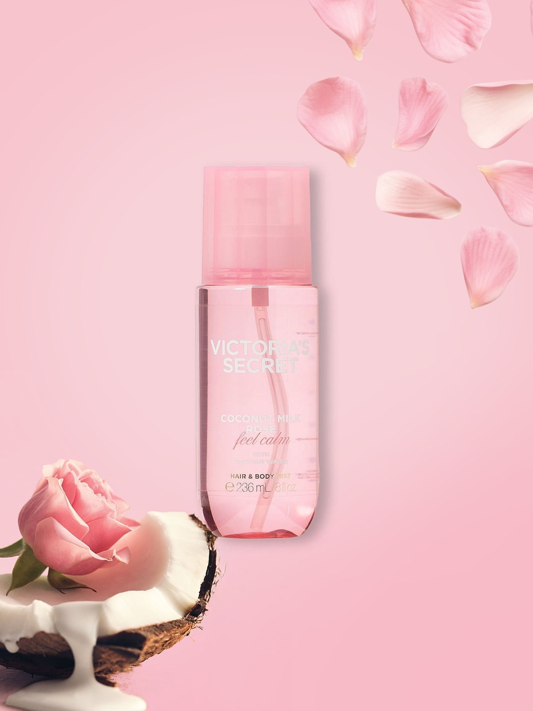 Hair e Body Mist Vs Coconut Milk Rose 236ml