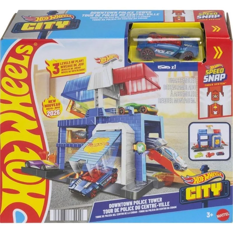 Hotwheels City Downtown Police Tower new26