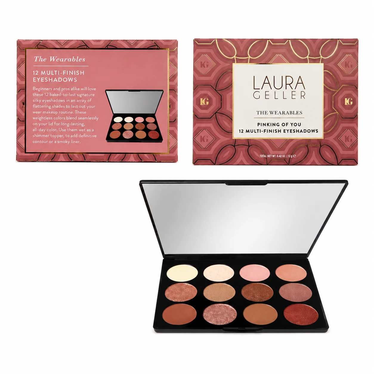 Paleta Laura Geller Pinking Of You 12 Eyeshadows