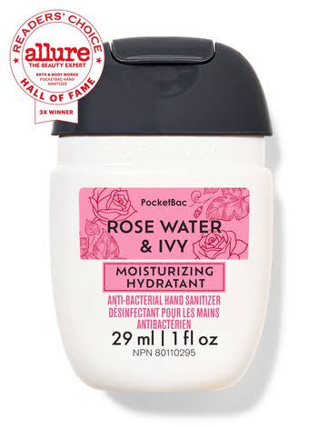 Hand Gel Anti Bacterial Bbw Rose Water 29ml