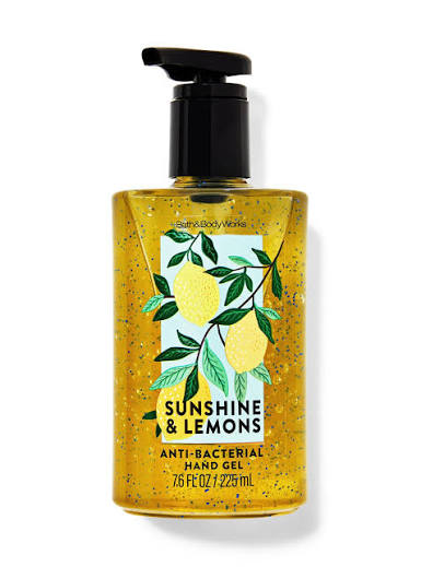 Hand Gel Anti Bacterial Bbw Sunshine e Lemons 225ml