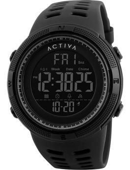 Relogio Activa Silicone Preto