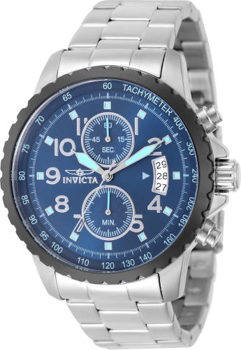Relógio Masculino Invicta Metal Cx Azul