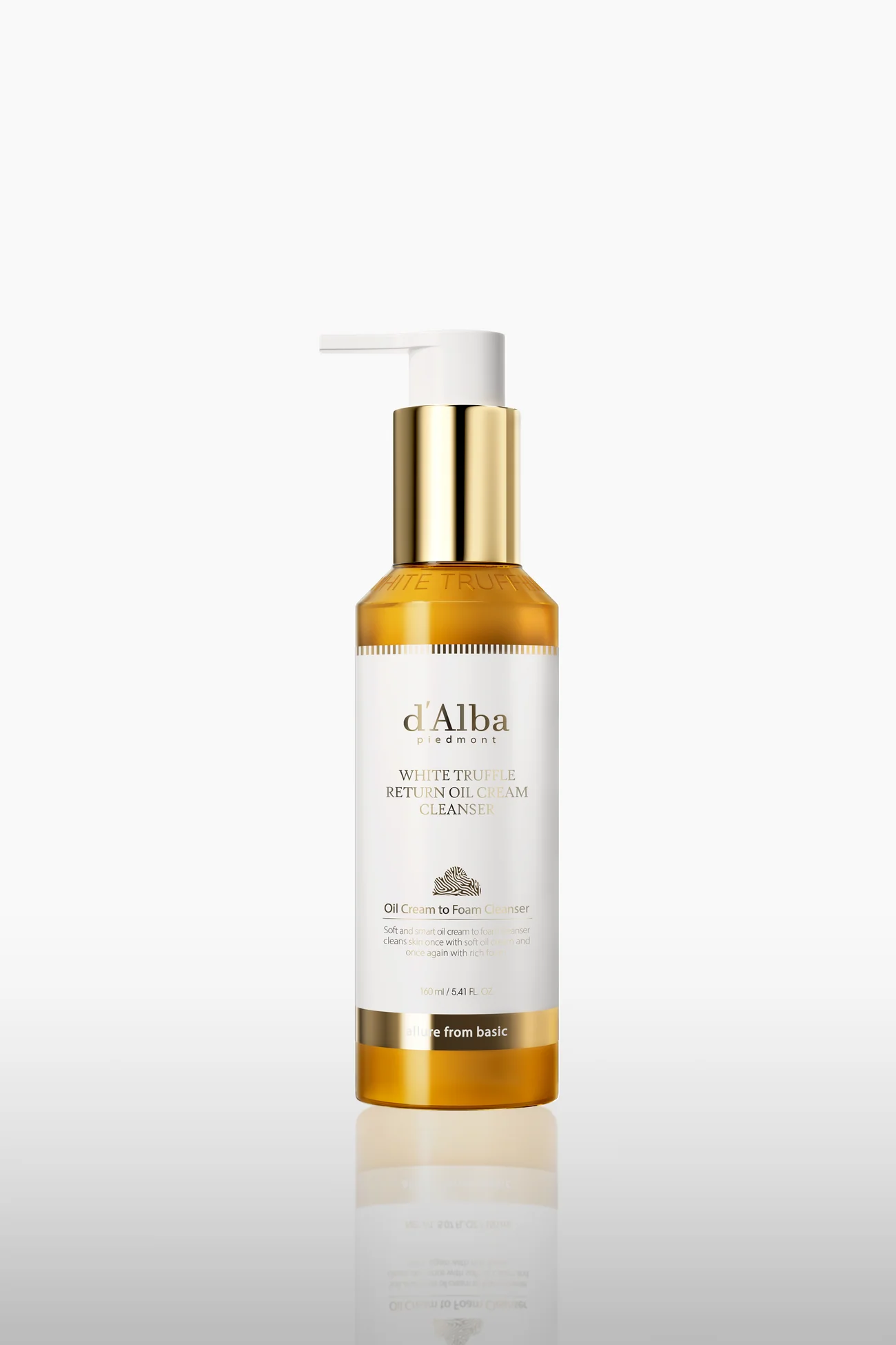 D´alba Oil Cream To Foam Cleanser 160ml