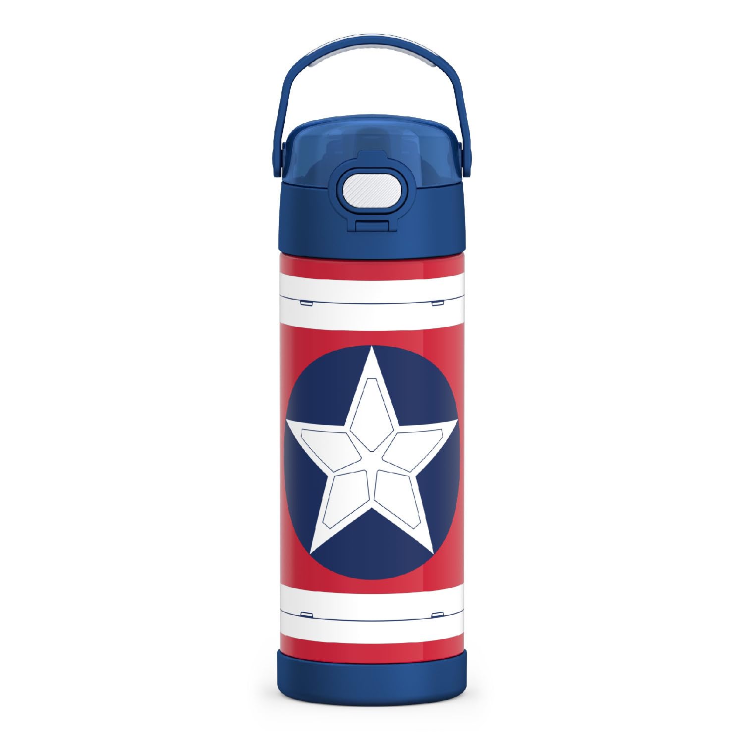 Garrafa Termica Thermos 470ml Capitao America