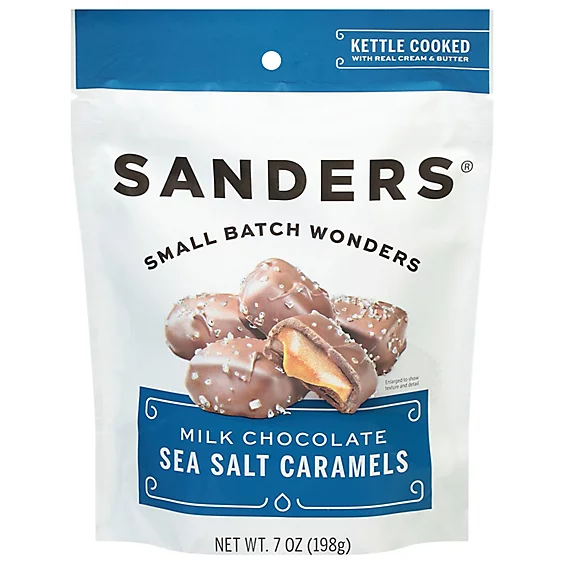 Chocolate Sanders Milk Sea Salt Minis 142g